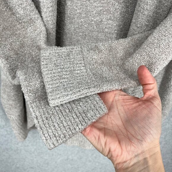 Barefoot Dreams CozyChic Lite Circle Cardi Size M Tan Light Neutral Pockets EUC - Picture 2 of 11